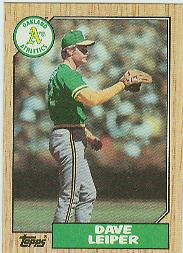 1987 Topps Baseball Cards      441     Dave Leiper